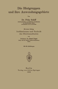 Abbildung von: Die Blutgruppen und ihre Anwendungsgebiete - Springer