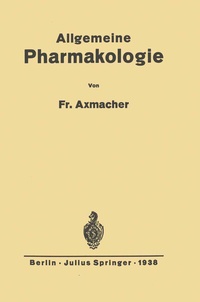 Abbildung von: Allgemeine Pharmakologie - Springer