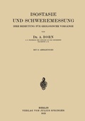 Cover: Isostasie und Schweremessung - Springer