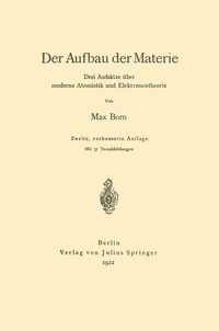 Abbildung von: Der Aufbau der Materie - Springer