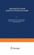 Cover: Grundz&uuml;ge Einer Konstitutions Anatomie - Springer