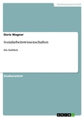 Cover: Sozialarbeitswissenschaften - GRIN Verlag