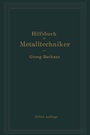 Cover: Hilfsbuch für Metalltechniker - Springer