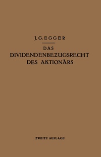Abbildung von: Das Dividendenbezugsrecht des Aktionärs - Springer