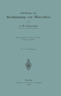 Abbildung von: Anleitung zur Bestimmung von Mineralien - Springer