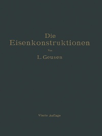 Abbildung von: Die Eisenkonstruktionen - Springer