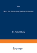 Cover: Das Holz der deutschen Nadelwaldb&auml;ume - Springer