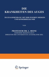 Abbildung von: Die Krankheiten des Auges - Springer