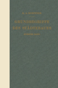 Abbildung von: Grundbegriffe des Städtebaues - Springer
