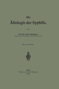 Cover: Die &Auml;tiologie der Syphilis - Springer