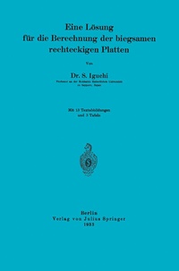 Abbildung von: Eine Lösung für die Berechnung der biegsamen rechteckigen Platten - Springer