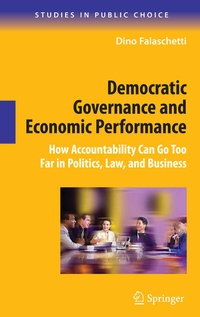 Enlarge image Cover: Democratic Governance and Economic Performance - Springer