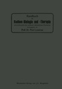Cover: Handbuch der Radium-Biologie und Therapie - Springer