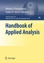 Cover: Handbook of Applied Analysis - Springer