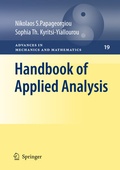 Cover: Handbook of Applied Analysis - Springer