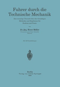 Abbildung von: Führer durch die Technische Mechanik - Springer