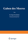 Cover: Gaben des Meeres - Springer