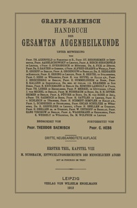 Abbildung von: Entwicklungsgeschichte des menschlichen Auges - Springer