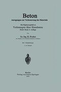Cover: Beton Anregungen zur Verbesserung des Materials - Springer