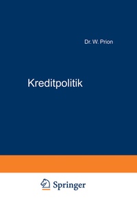 Abbildung von: Kreditpolitik - Springer