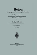 Cover: Beton Anregungen zur Verbesserung des Materials - Springer