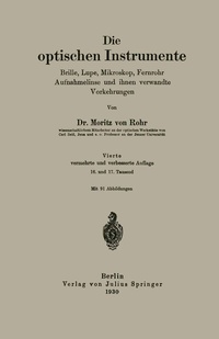 Abbildung von: Die optischen Instrumente - Springer