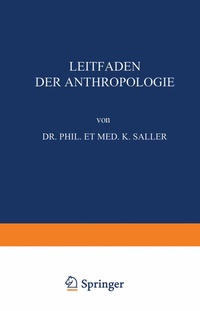 Abbildung von: Leitfaden der Anthropologie - Springer