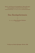 Cover: Das Bankgeheimnis - Springer
