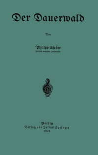Enlarge image Cover: Der Dauerwald - Springer