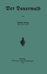 Abbildung von: Der Dauerwald - Springer