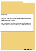 Cover: Mobile Marketing - GRIN Verlag