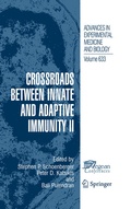 Cover: Crossroads between Innate and Adaptive Immunity II - Springer