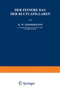 Cover: Der Feinere Bau der Blutcapillaren - Springer