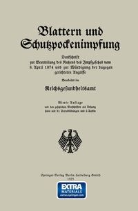 Abbildung von: Blattern und Schutzpockenimpfung - Springer
