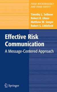 Enlarge image Cover: Effective Risk Communication - Springer