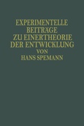 Cover: Experimentelle Beitr&auml;ge zu Einer Theorie der Entwicklung - Springer
