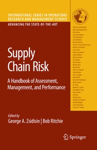 Abbildung von: Supply Chain Risk - Springer