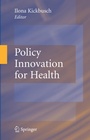 Cover: Policy Innovation for Health - Springer