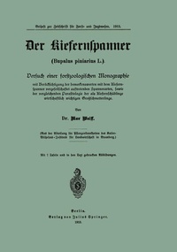 Enlarge image Cover: Der Kiefernspanner (Bupalus piniarius L.) - Springer