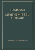 Cover: Alkoholische Genussmittel - Springer