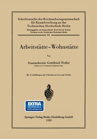 Enlarge image Cover: Arbeitstätte - Wohnstätte - Springer