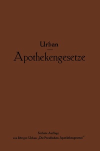 Abbildung von: Apothekengesetze - Springer