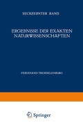 Cover: Ergebnisse der Exakten Naturwissenschaften - Springer