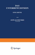 Cover: Das Unterbewusstsein - Springer