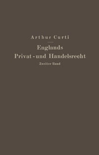 Abbildung von: Englands Privat- und Handelsrecht - Springer