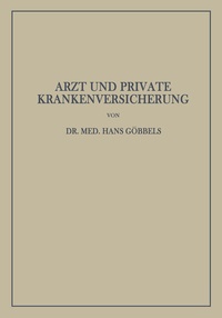 Abbildung von: Arzt und Private Krankenversicherung - Springer