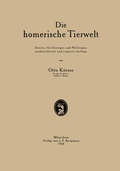 Cover: Die homerische Tierwelt - Springer