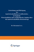 Abbildung von: Entstehung und Rückgang des landwirtschaftlichen Großbetriebes in England - Springer