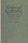 Abbildung von: Lassalles Briefwechsel von der Revolution 1848 bis zum Beginn seiner Arbeiteragitation - Springer