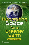 Cover: Harvesting Space for a Greener Earth - Springer